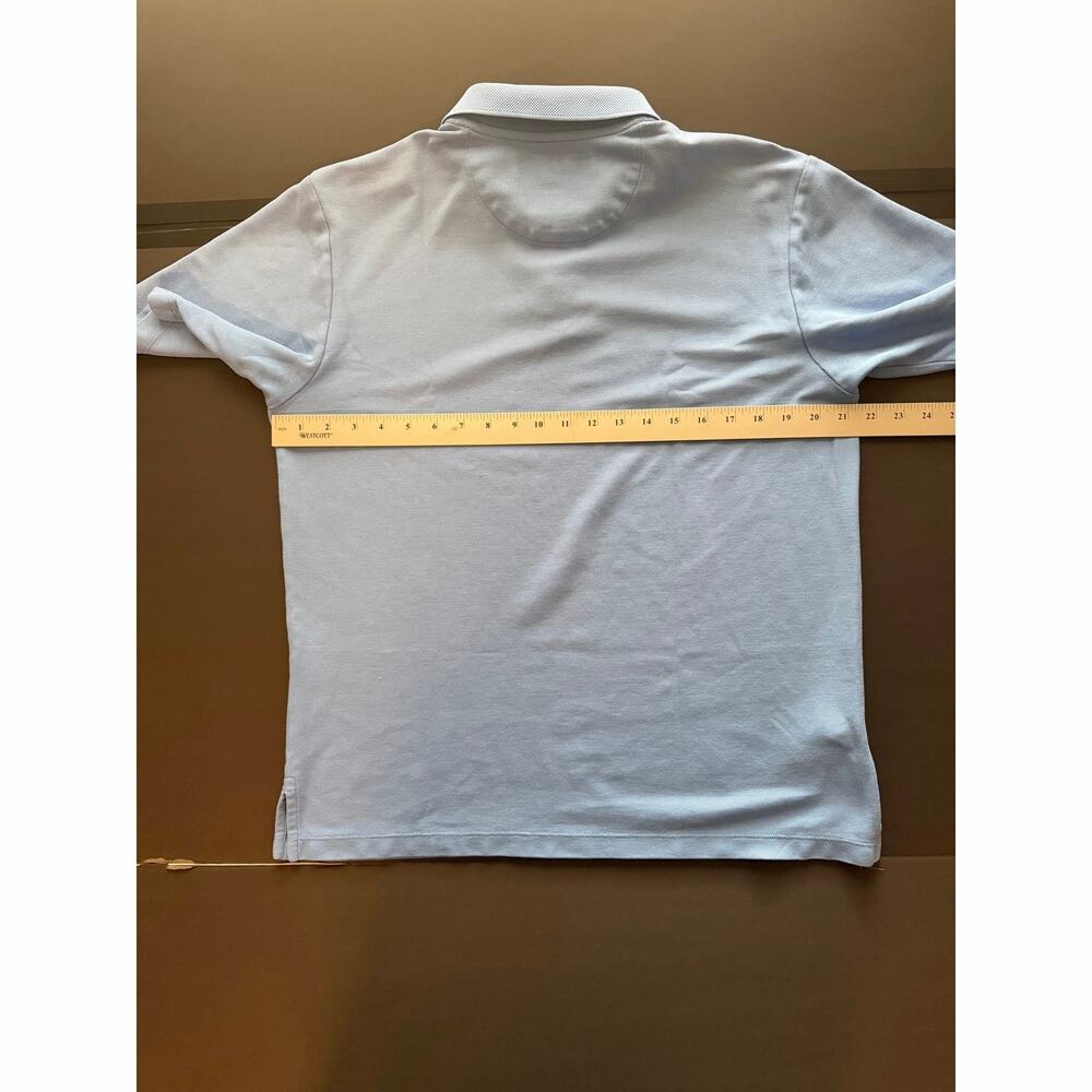 Tommy Bahama Men’s M Light Blue Polo – Pima Cotton Blend Island Comfort - Picture 6 of 6